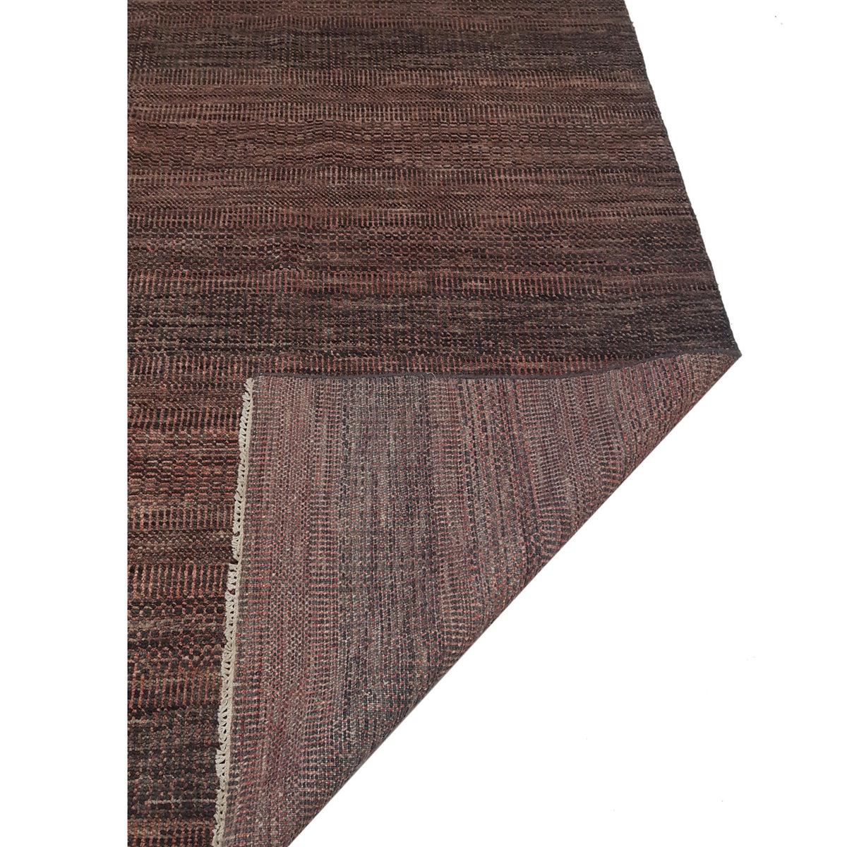 Pacific Flute 42278 Pink Grey Modern Hand Knotted Rug