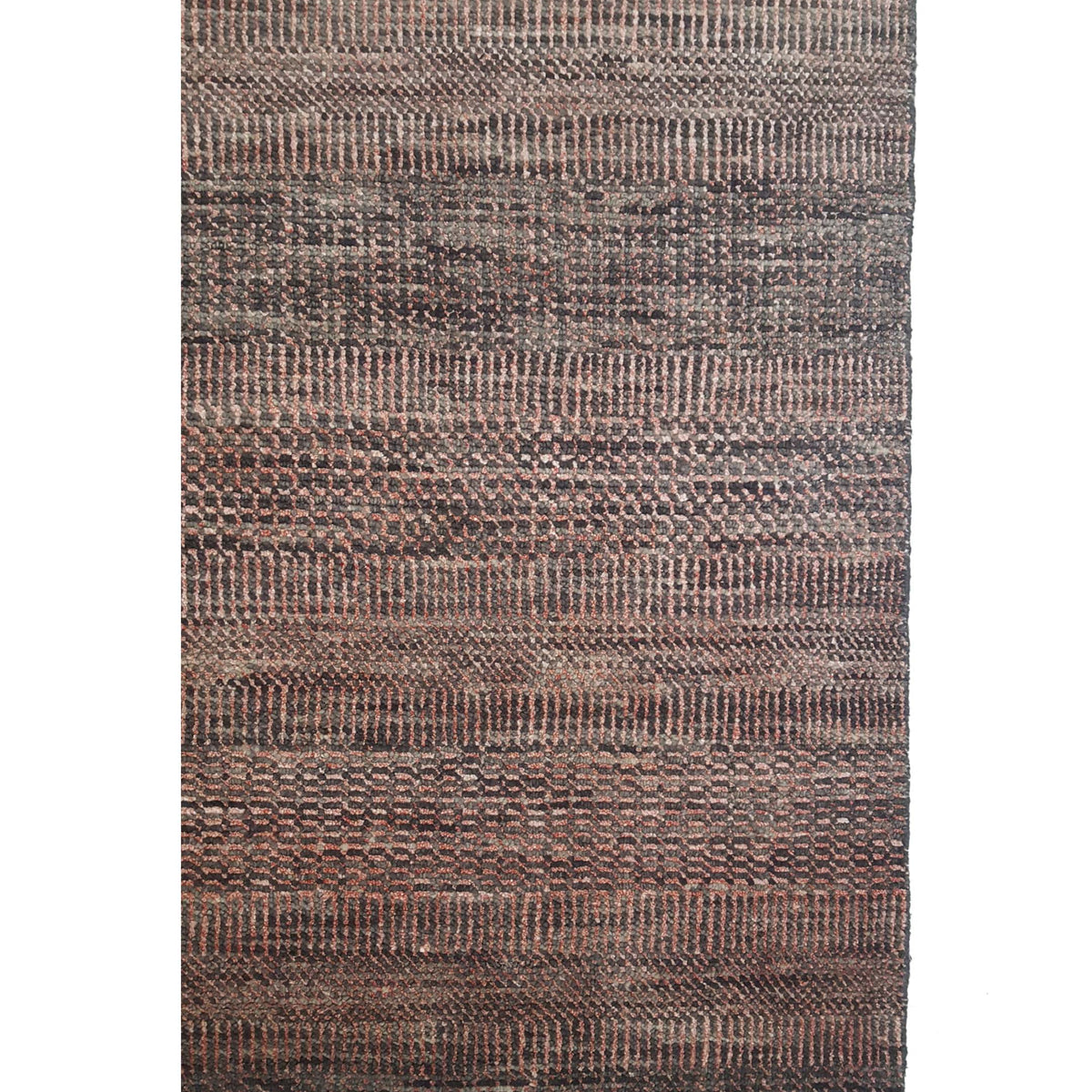 Pacific Flute 42278 Pink Grey Modern Hand Knotted Rug