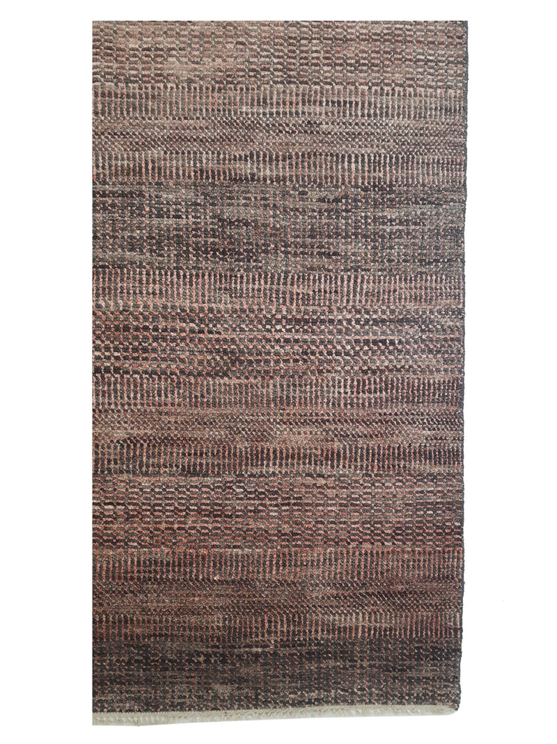 Pacific Flute 42278 Pink Grey Modern Hand Knotted Rug