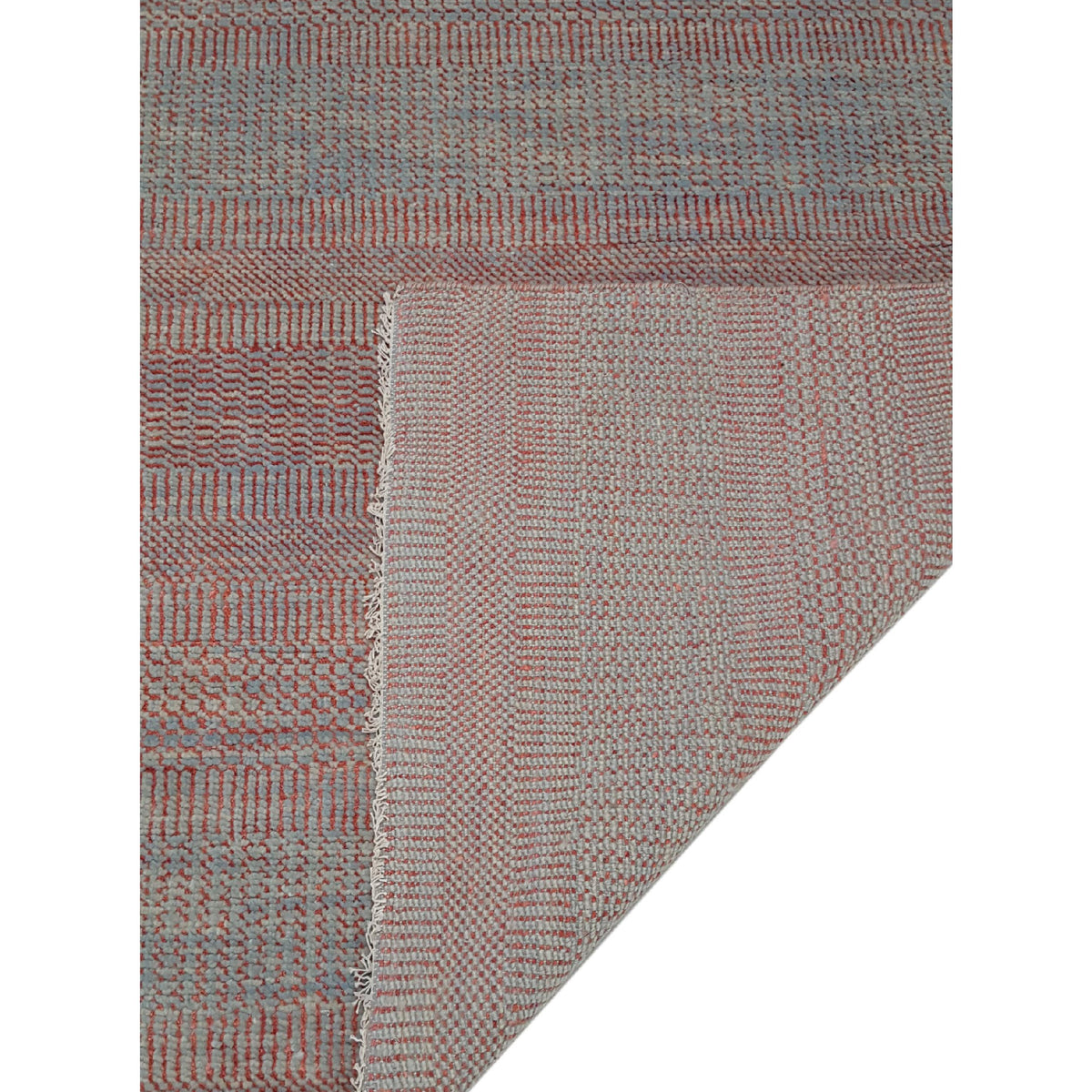 Pacific Flute 42280 Pink Lt.Grey Modern Hand Knotted Rug
