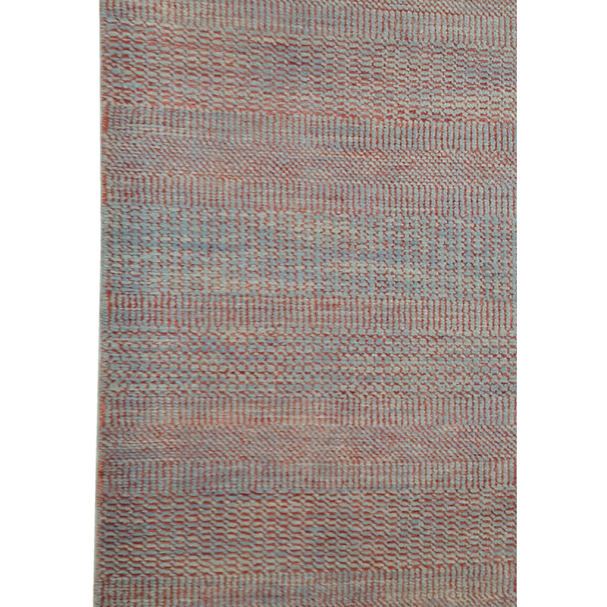 Pacific Flute 42280 Pink Lt.Grey Modern Hand Knotted Rug