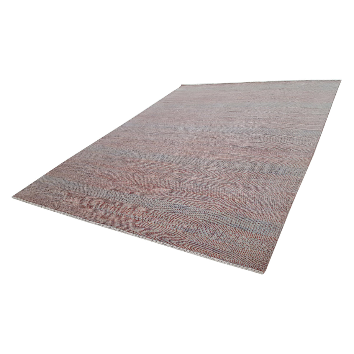 Pacific Flute 42280 Pink Lt.Grey Modern Hand Knotted Rug