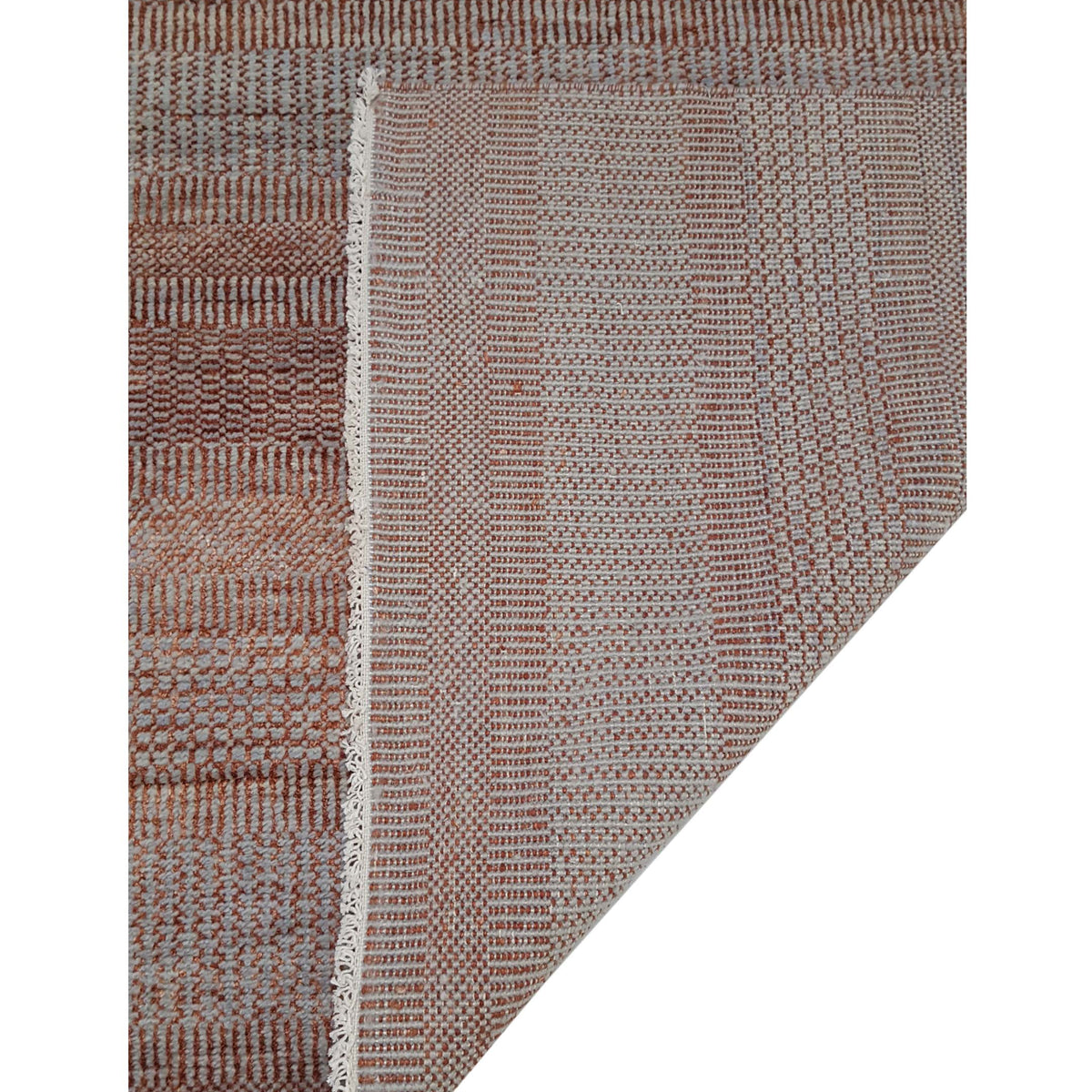 Pacific Flute 42292 Rust Sky Modern Hand Knotted Rug