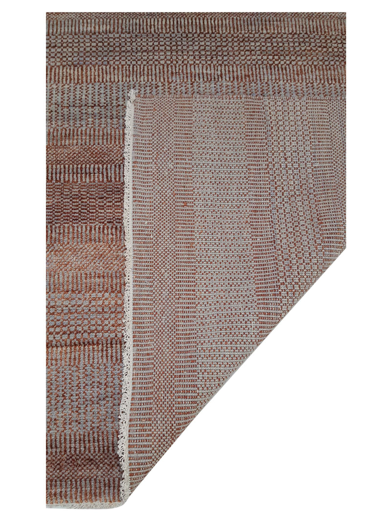 Pacific Flute 42292 Rust Sky Modern Hand Knotted Rug