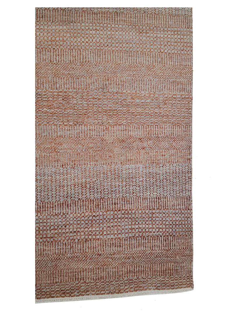 Pacific Flute 42292 Rust Sky Modern Hand Knotted Rug