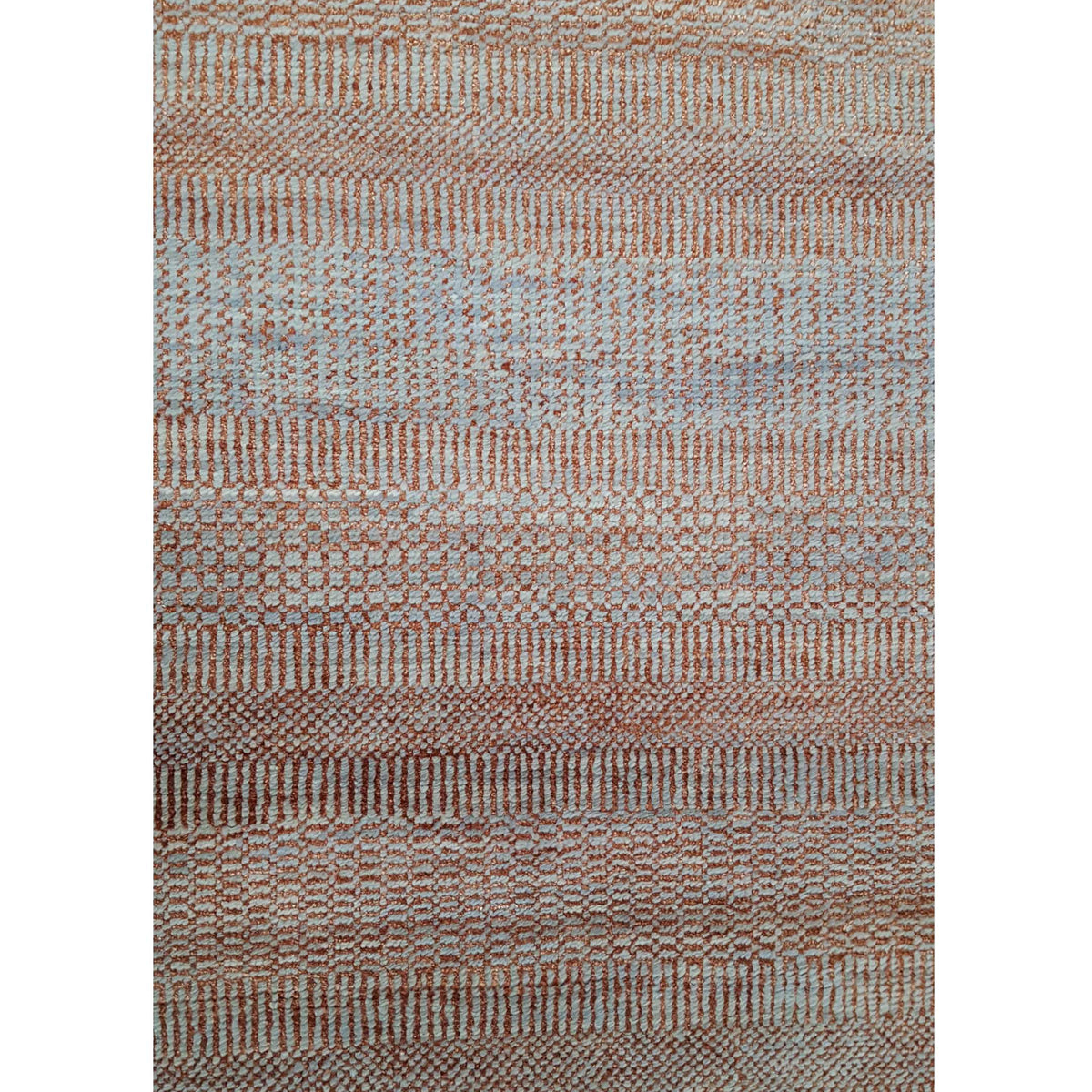 Pacific Flute 42292 Rust Sky Modern Hand Knotted Rug