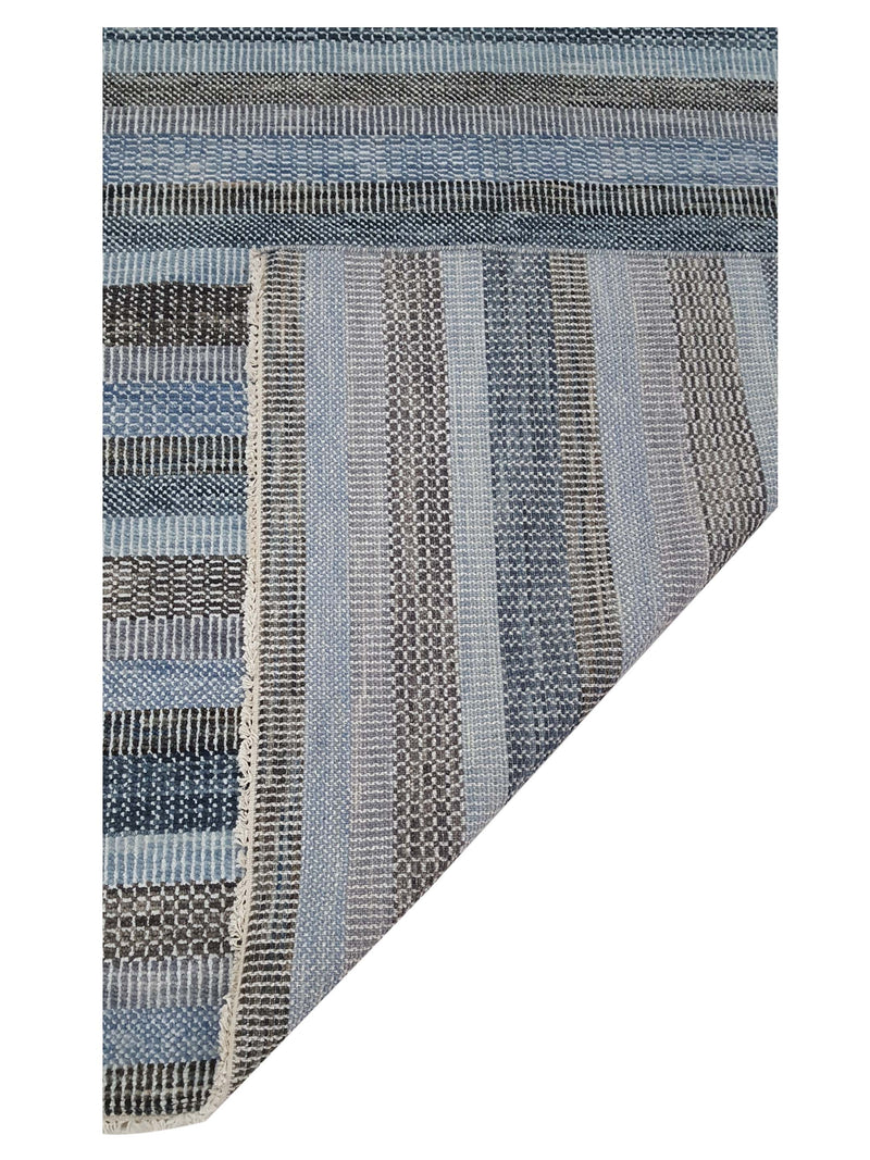 Pacific Flute 42300 Multi Blue Modern Hand Knotted Rug