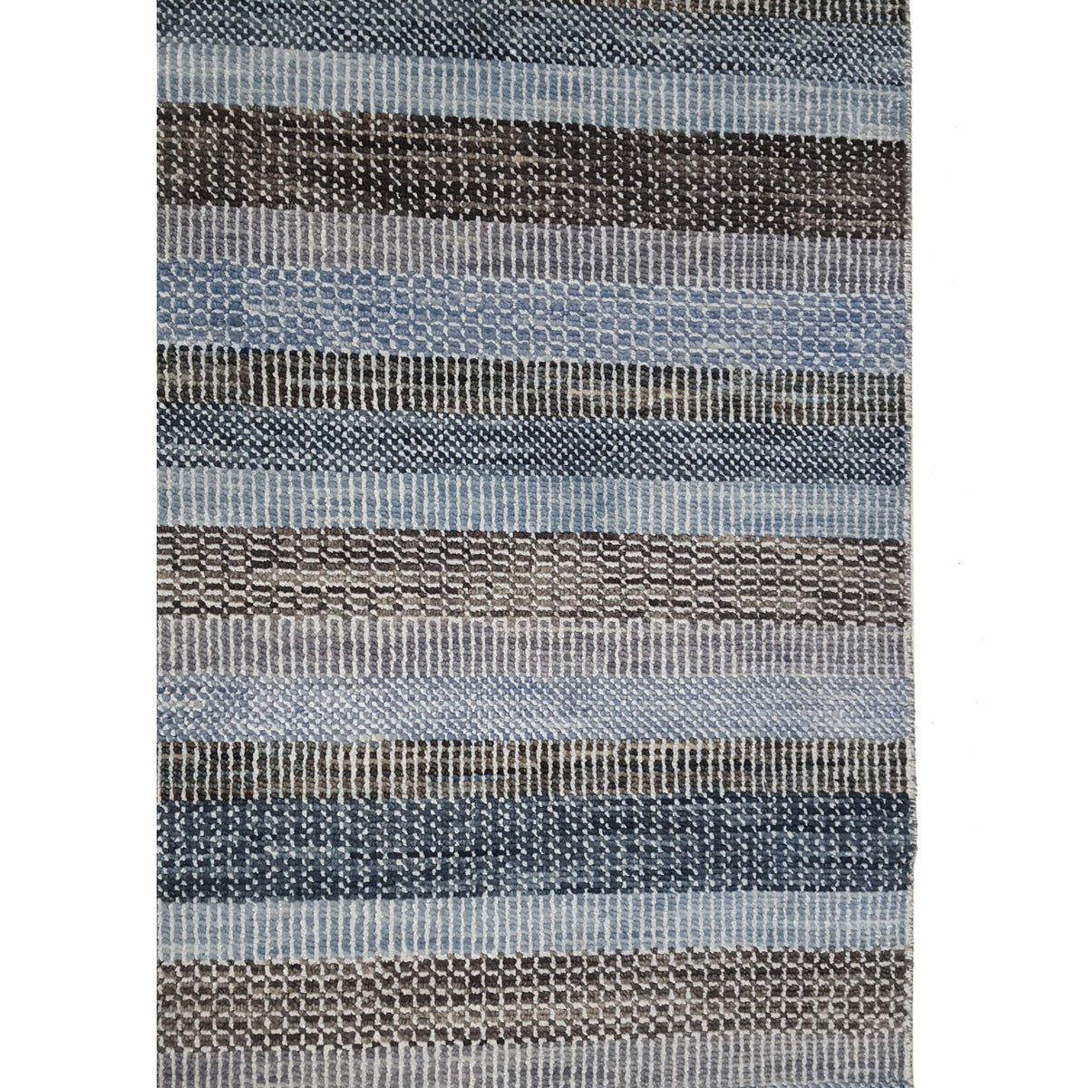 Pacific Flute 42300 Multi Blue Modern Hand Knotted Rug