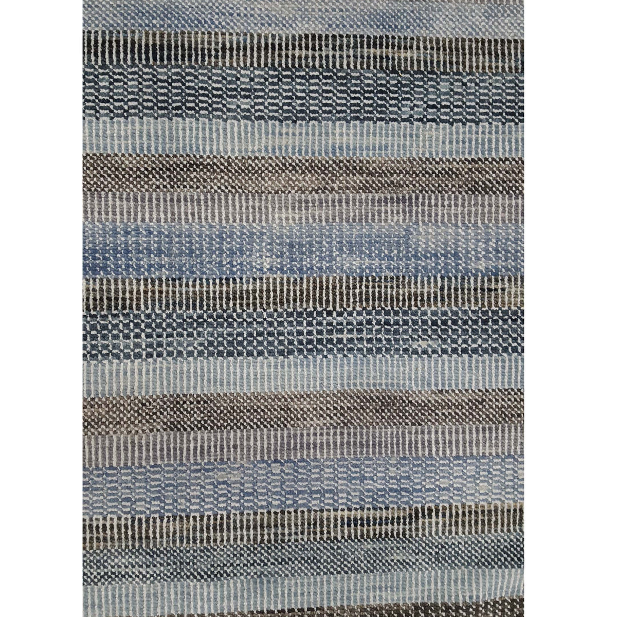 Pacific Flute 42300 Multi Blue Modern Hand Knotted Rug