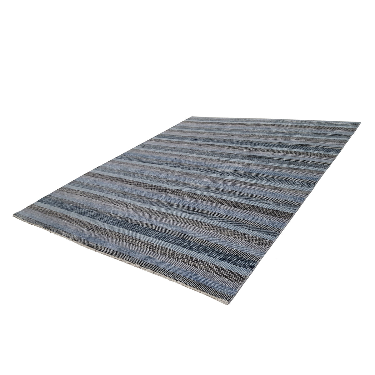 Pacific Flute 42300 Multi Blue Modern Hand Knotted Rug