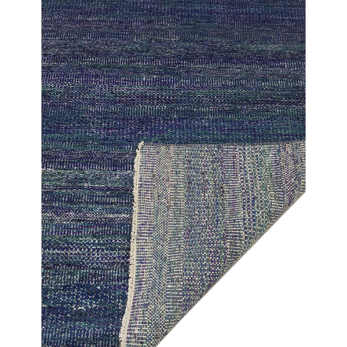 Pacific Flute 42325 Purple Blue Modern Hand Knotted Rug