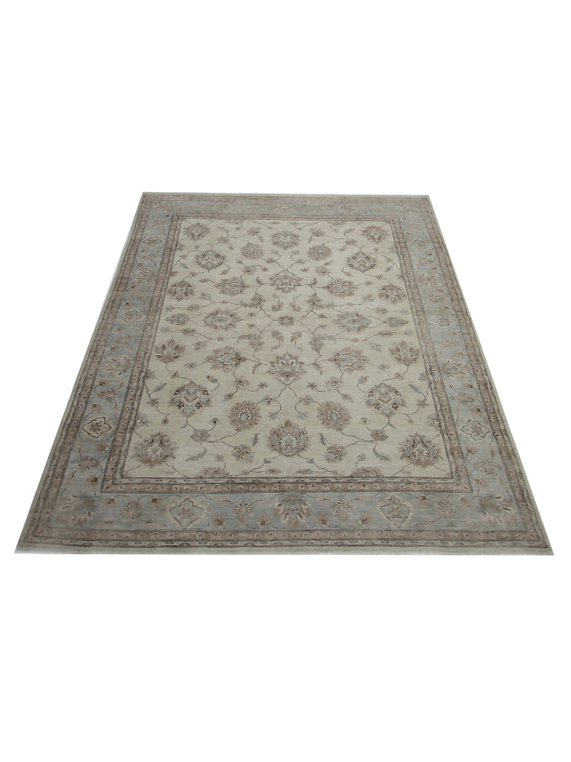 Pacific Ziegler 42346 Beige Lt.Brown Transitional Hand Knotted Rug