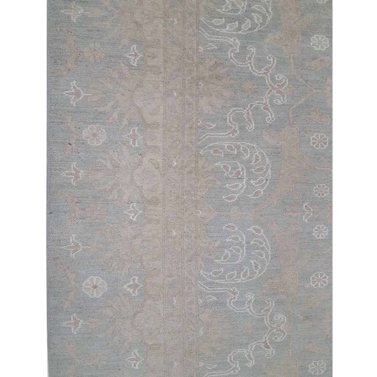 Pacific Ziegler 42349 Teal Gold Transitional Hand Knotted Rug