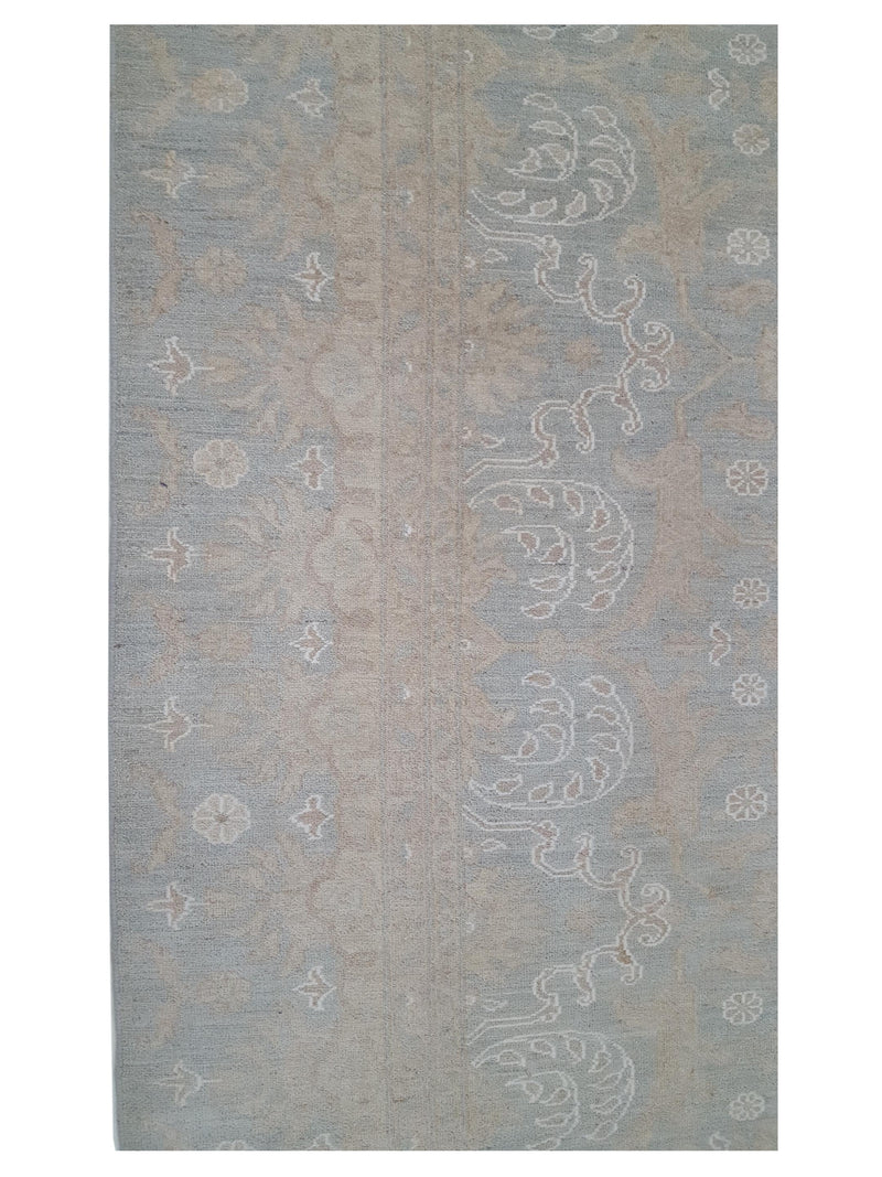 Pacific Ziegler 42349 Teal Gold Transitional Hand Knotted Rug