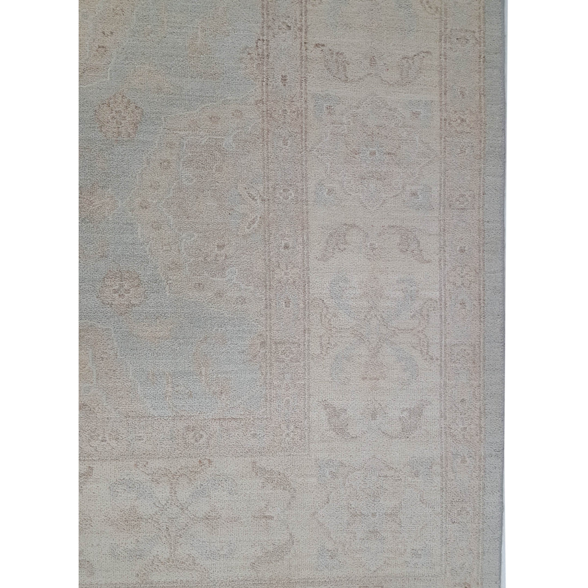 Pacific Ziegler 42351 Lt.Grey Beige Transitional Hand Knotted Rug