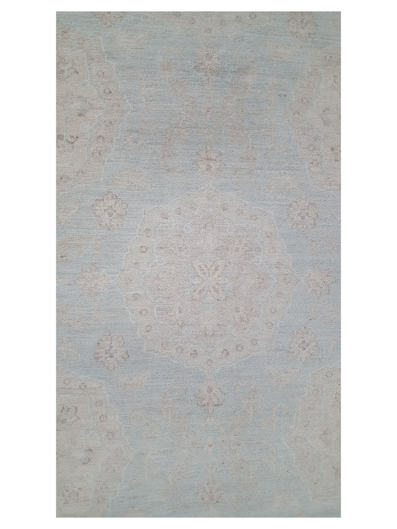 Pacific Ziegler 42351 Lt.Grey Beige Transitional Hand Knotted Rug