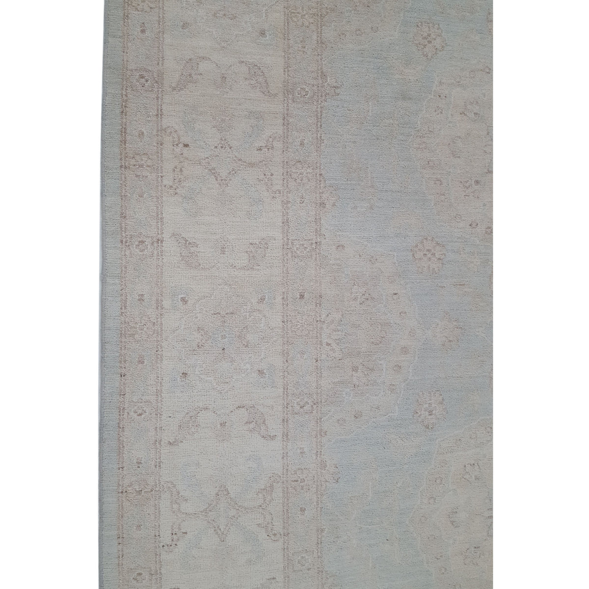 Pacific Ziegler 42351 Lt.Grey Beige Transitional Hand Knotted Rug