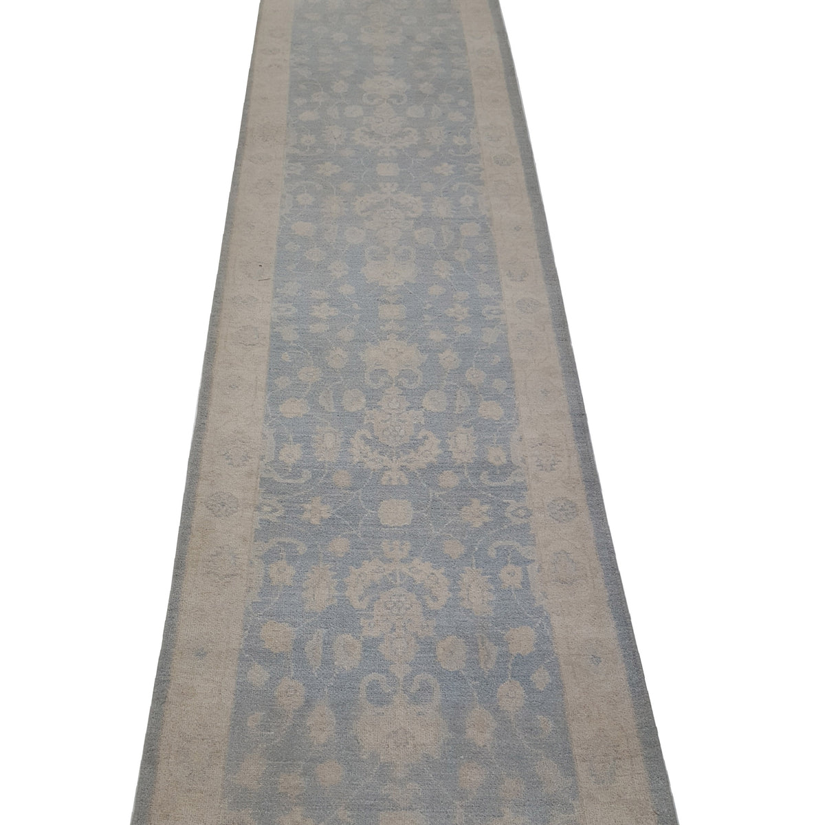 Pacific Ziegler 42357 Lt.Blue Ivory Transitional Hand Knotted Rug