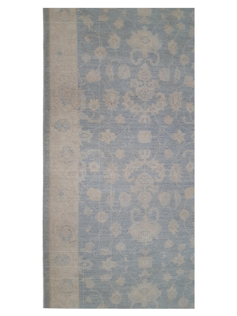 Pacific Ziegler 42357 Lt.Blue Ivory Transitional Hand Knotted Rug