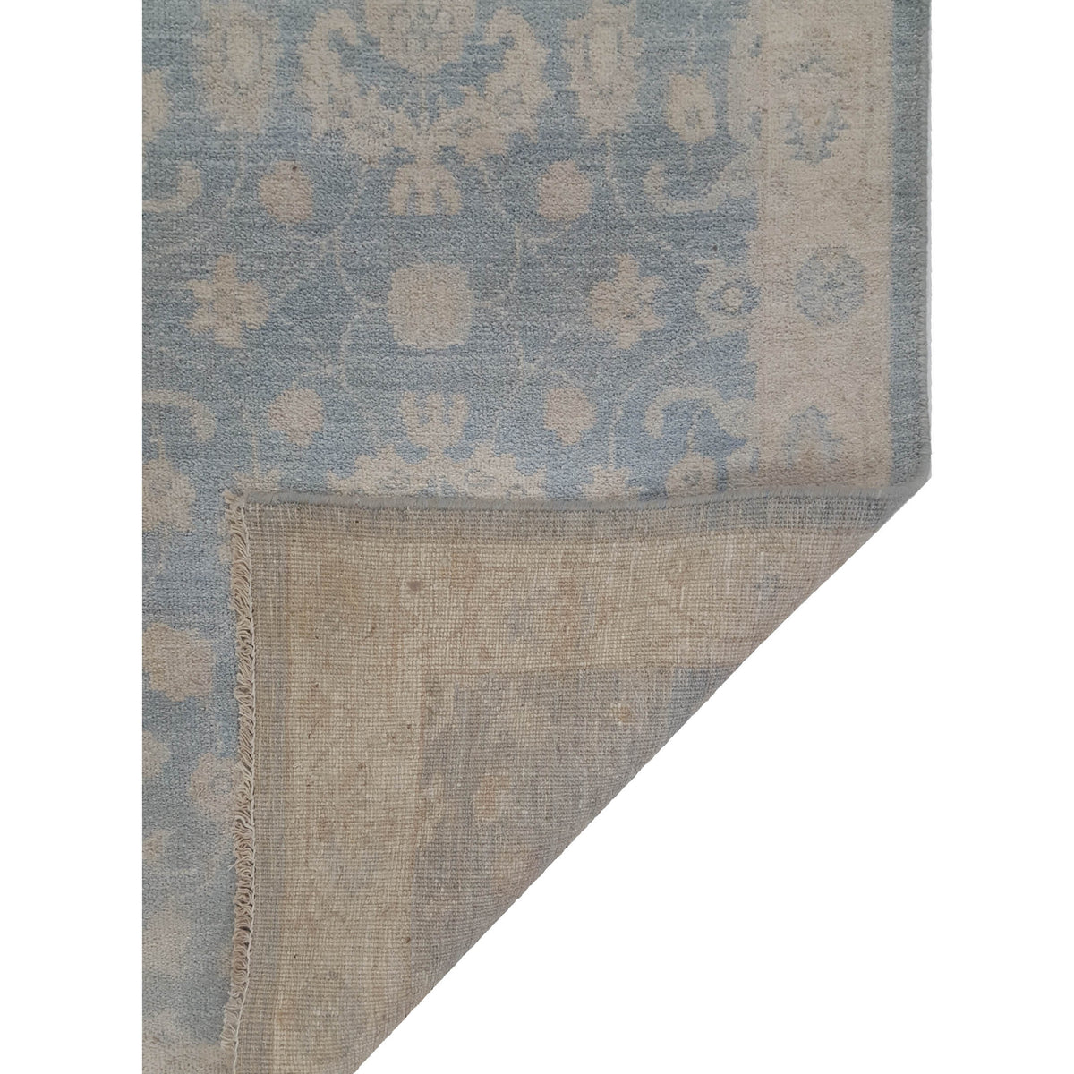 Pacific Ziegler 42357 Lt.Blue Ivory Transitional Hand Knotted Rug