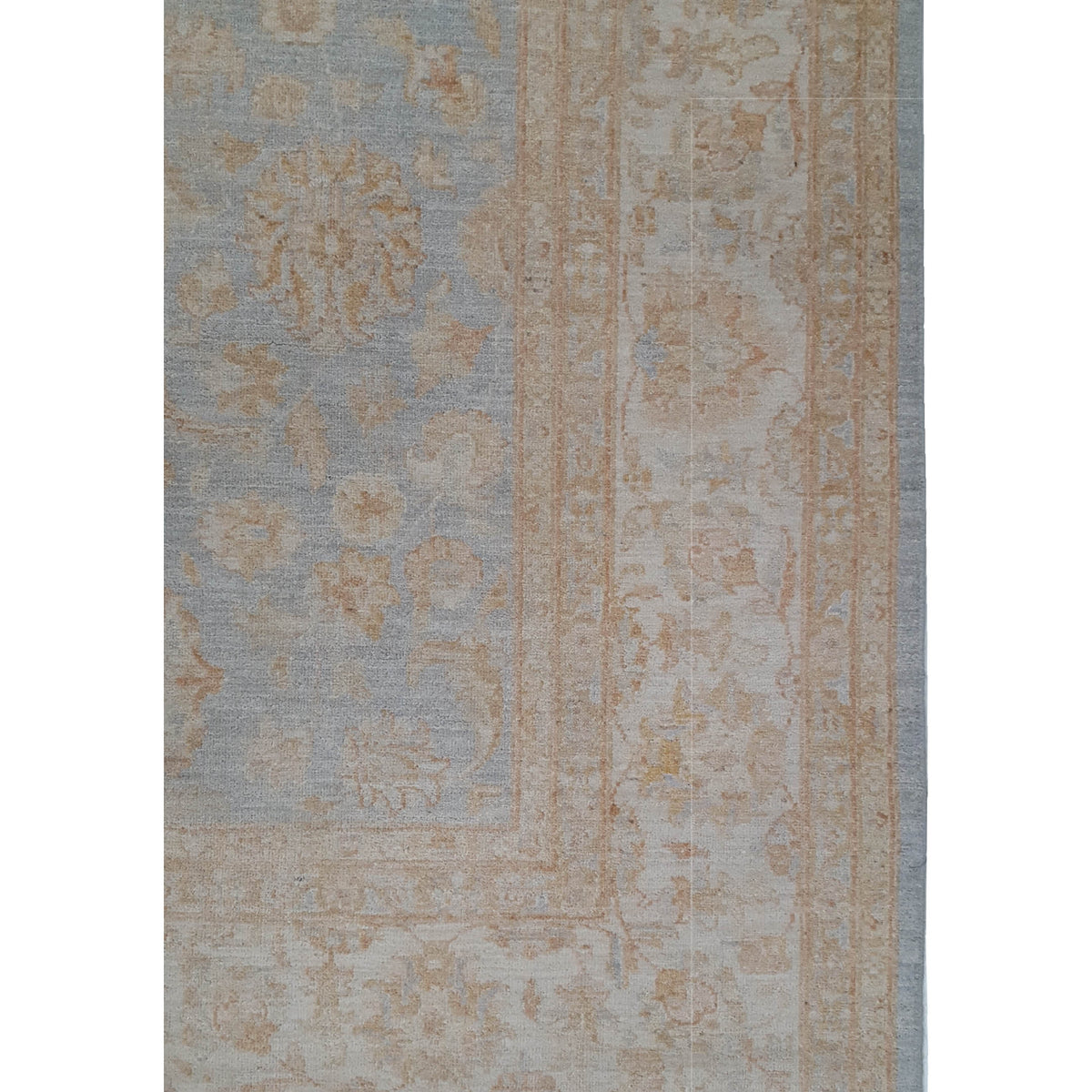 Pacific Ziegler 42363 Grey Beige Transitional Hand Knotted Rug
