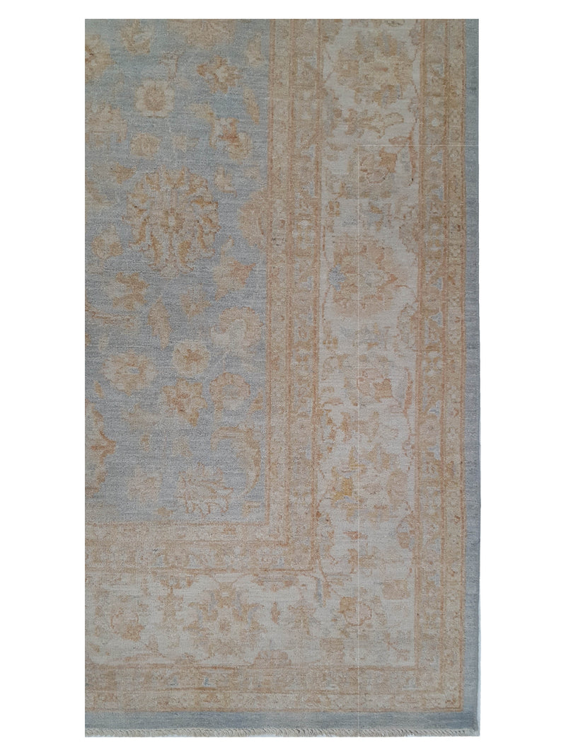 Pacific Ziegler 42363 Grey Beige Transitional Hand Knotted Rug