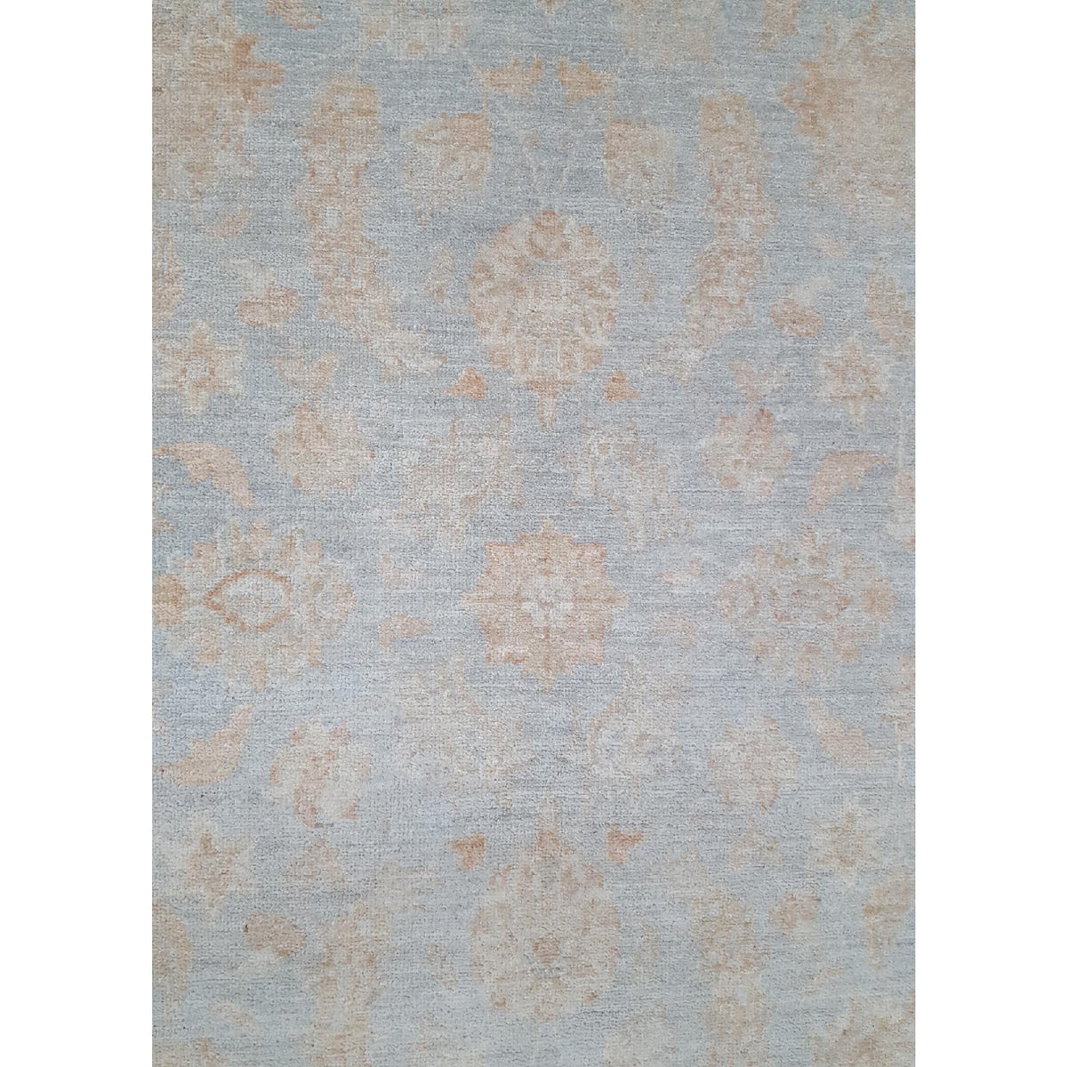 Pacific Ziegler 42363 Grey Beige Transitional Hand Knotted Rug