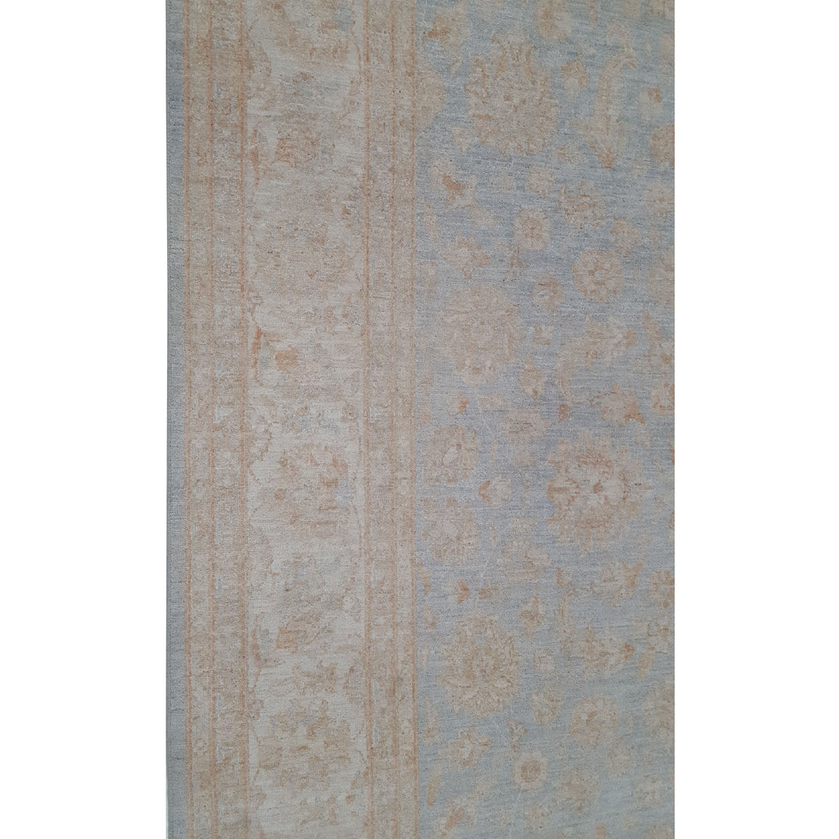 Pacific Ziegler 42363 Grey Beige Transitional Hand Knotted Rug