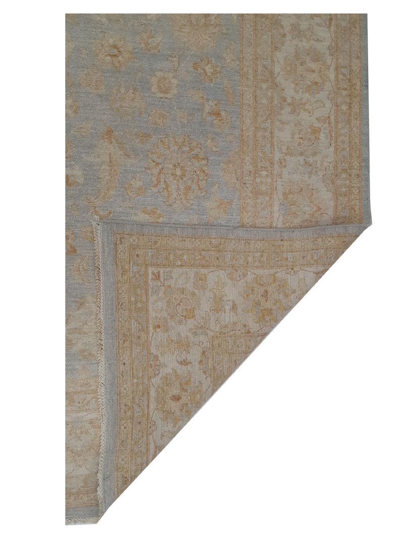 Pacific Ziegler 42363 Grey Beige Transitional Hand Knotted Rug