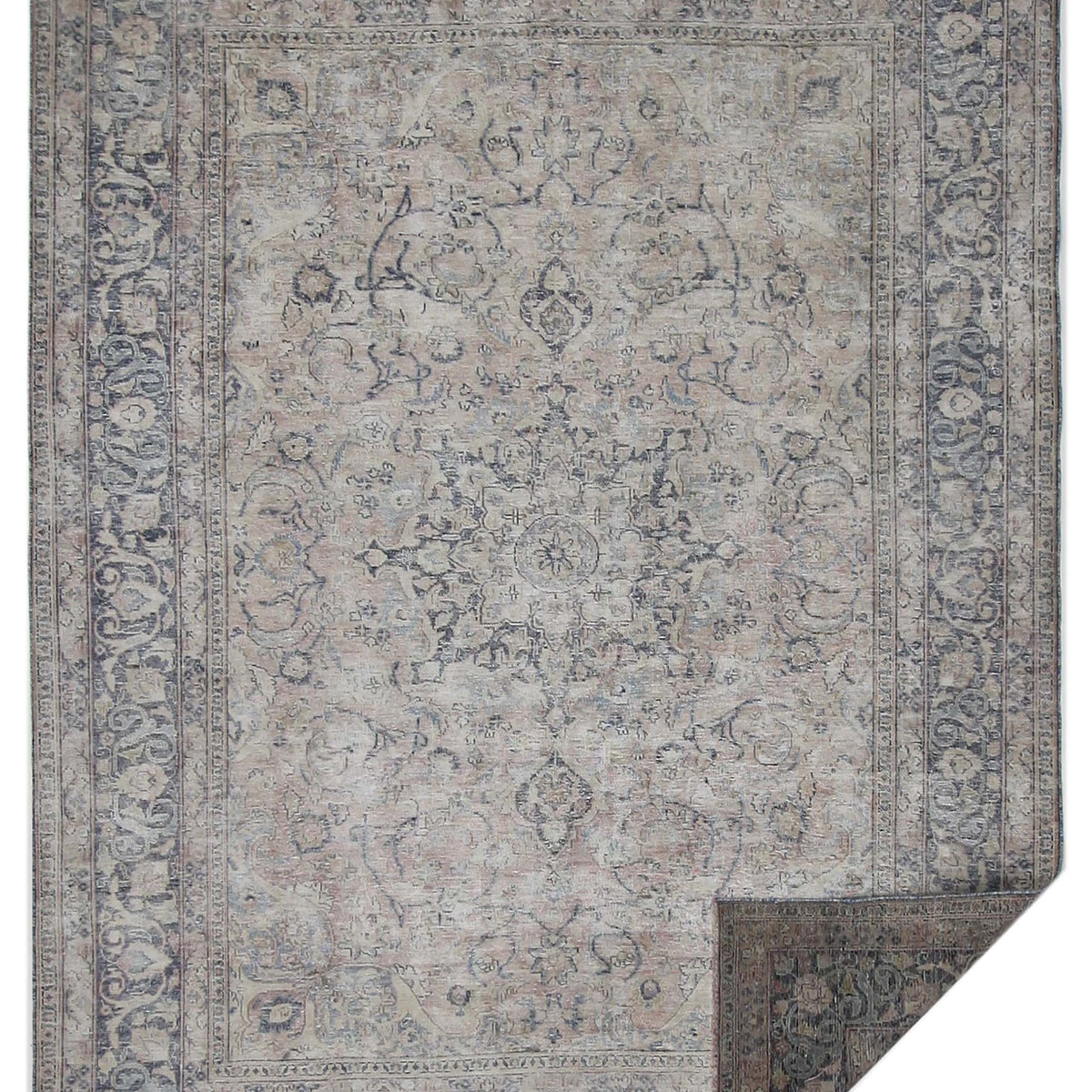 Pacific Vintage 42368 Samen Blue Vintage Hand Knotted Rug