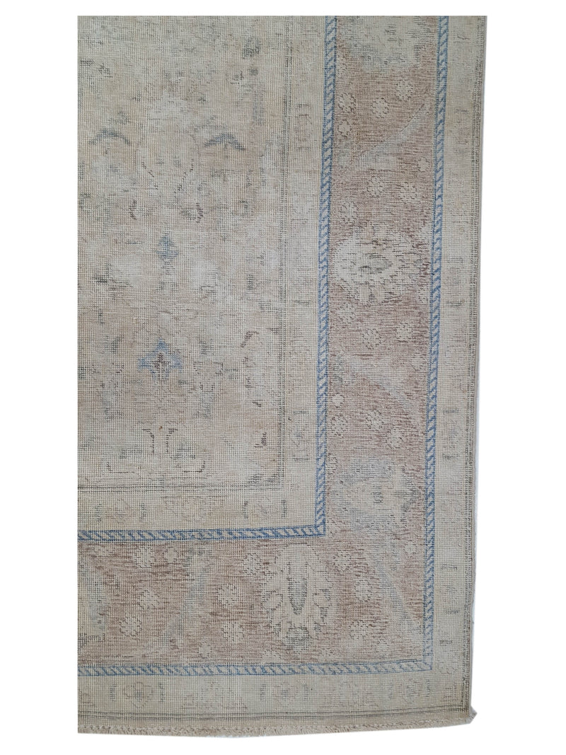 Pacific Vintage 42369 Beige Beige Vintage Hand Knotted Rug