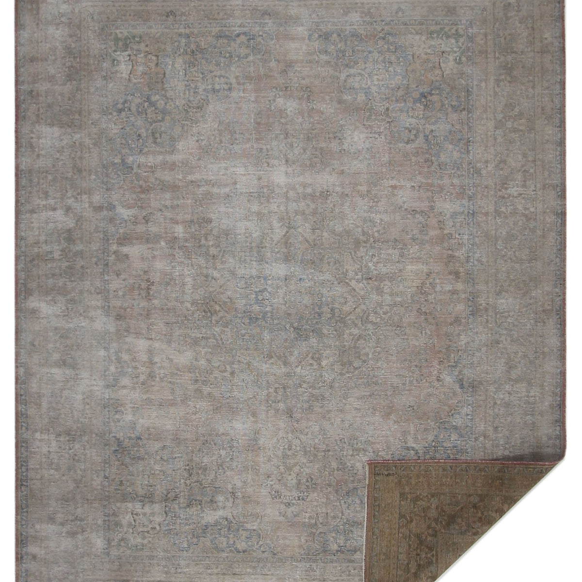 Pacific Vintage 42370 Samen Lt.Blue Vintage Hand Knotted Rug