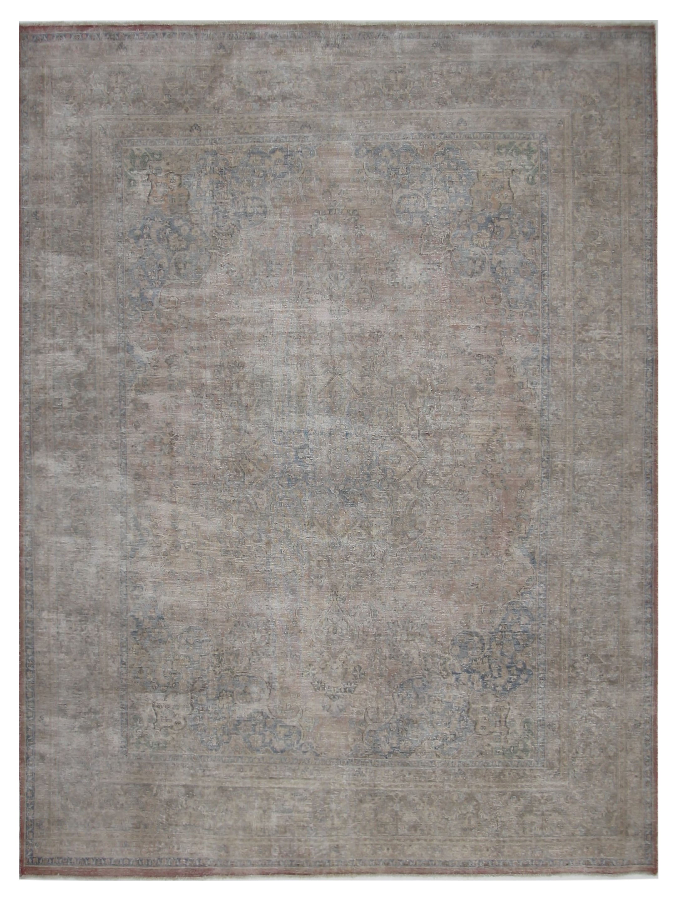 Pacific Vintage 42370 Samen Lt.Blue Vintage Hand Knotted Rug – Pacific Rugs