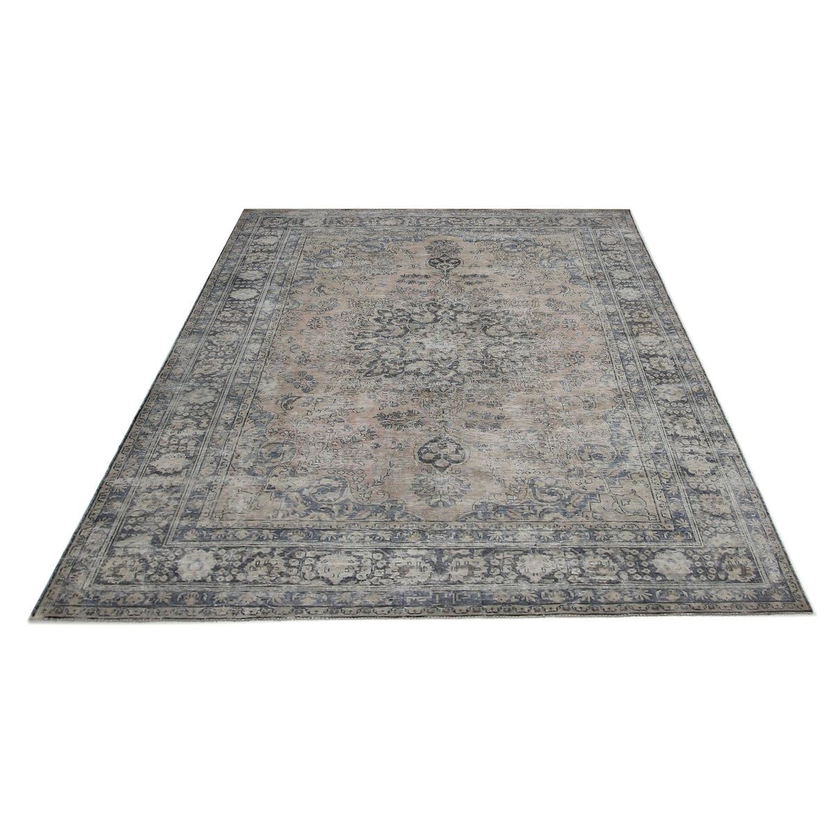 Pacific Vintage 42371 Samen Blue Vintage Hand Knotted Rug