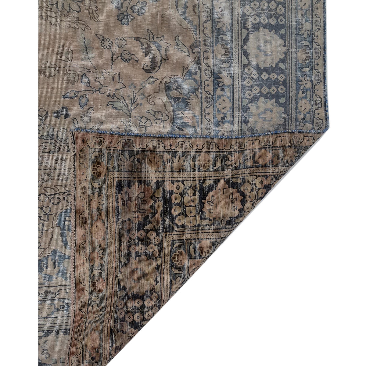 Pacific Vintage 42371 Samen Blue Vintage Hand Knotted Rug
