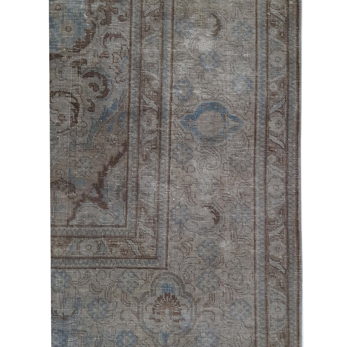 Pacific Vintage 42377 Grey Grey Vintage Hand Knotted Rug