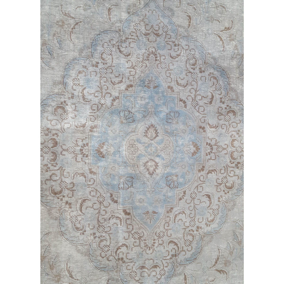 Pacific Vintage 42377 Grey Grey Vintage Hand Knotted Rug