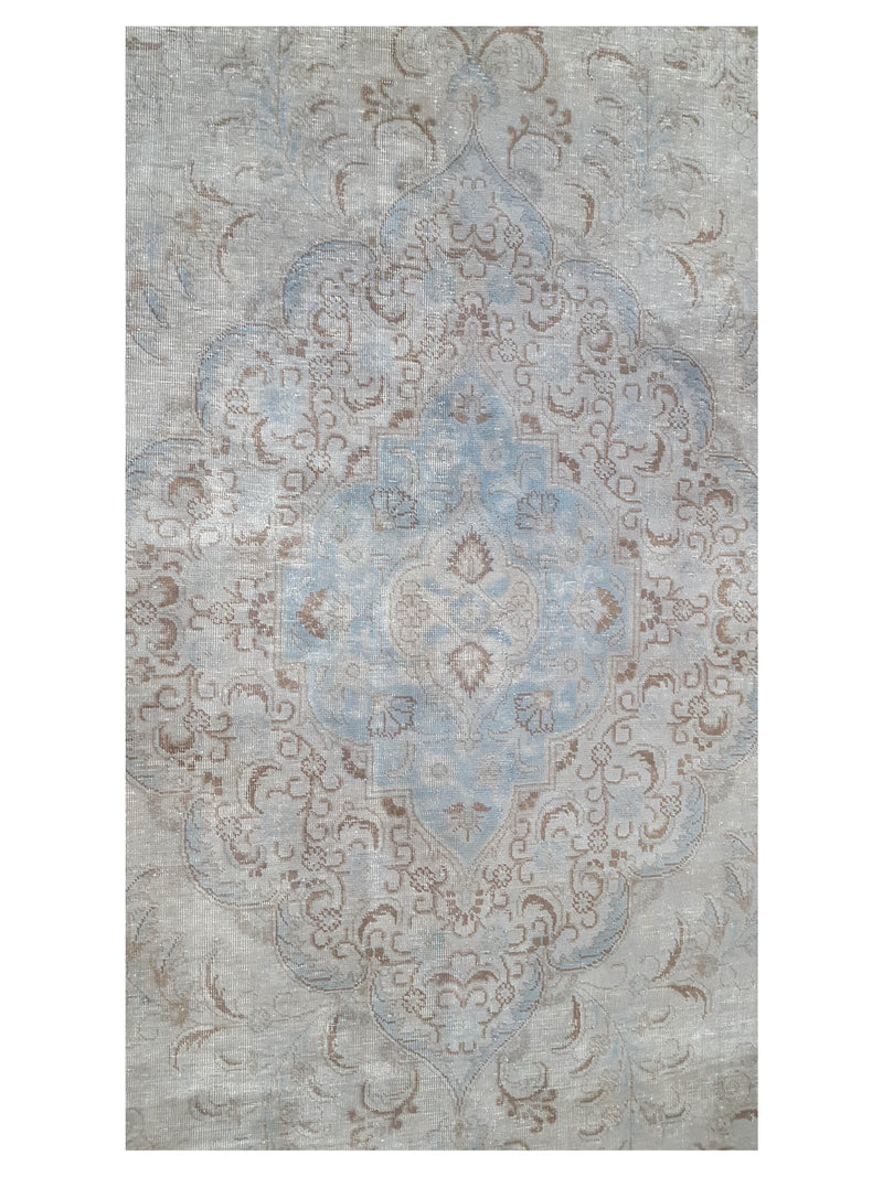 Pacific Vintage 42377 Grey Grey Vintage Hand Knotted Rug