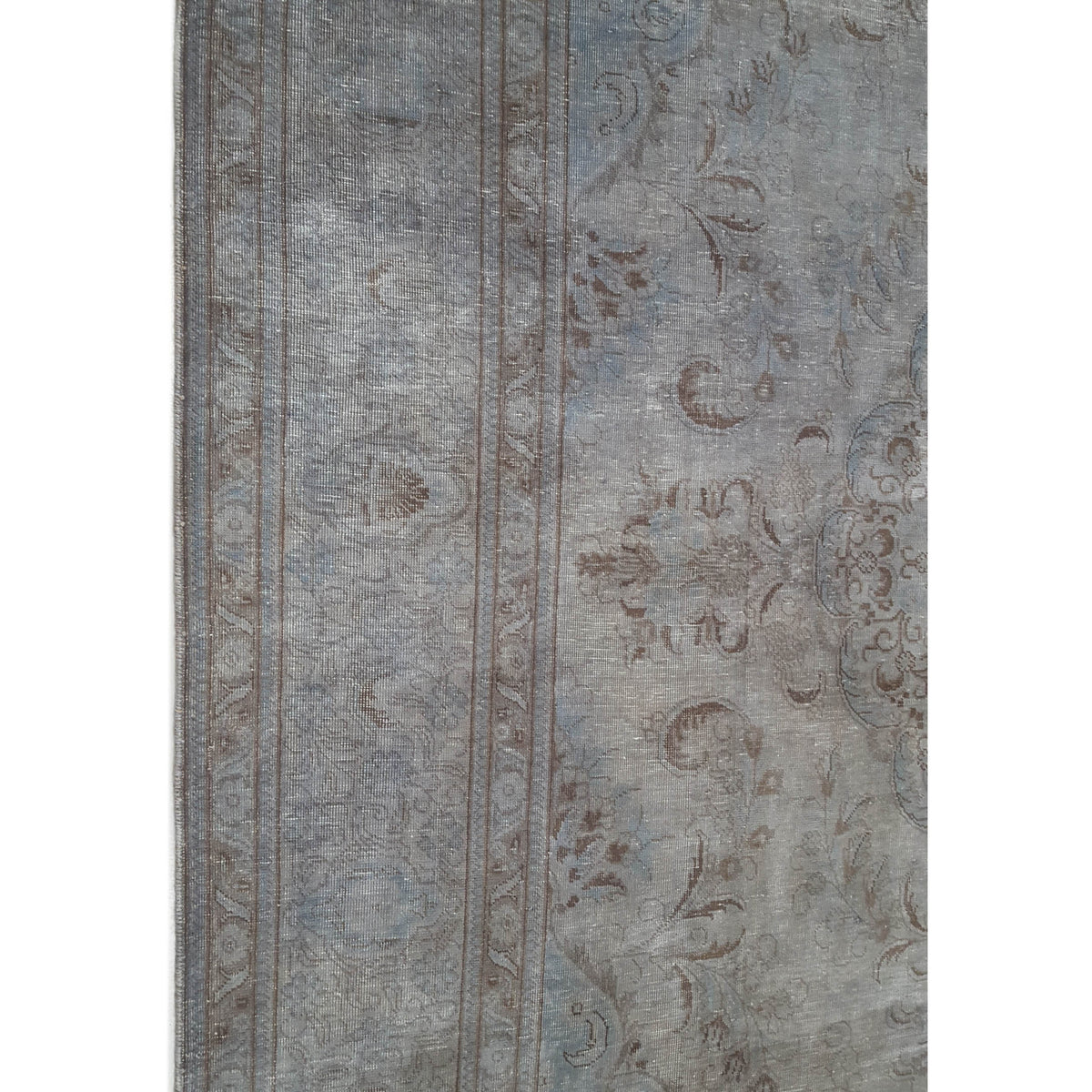 Pacific Vintage 42377 Grey Grey Vintage Hand Knotted Rug