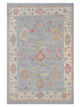 Pacific Ushak Wool Weft  Grey Ivory Transitional