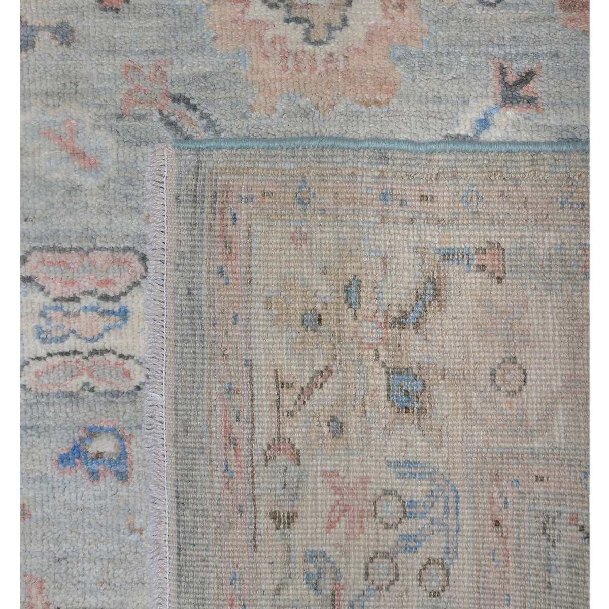 Pacific Ushak 42392 Grey Ivory Transitional Hand Knotted Rug