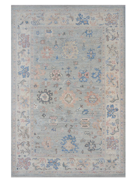 Pacific Ushak  Grey Ivory Transitional