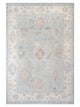 Pacific Ushak Wool Weft  Turquoise Ivory Transitional