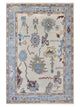 Pacific Ushak Wool Weft  Ivory Grey Transitional