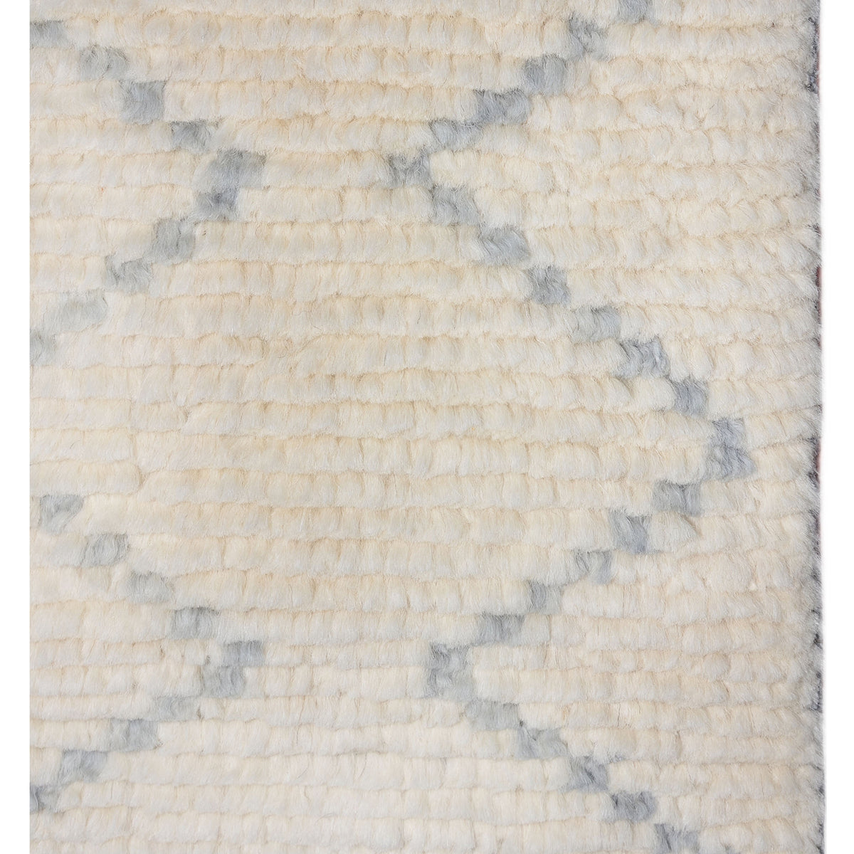 Pacific Moroccan 42423 Ivory Ivory Transitional Hand Knotted Rug