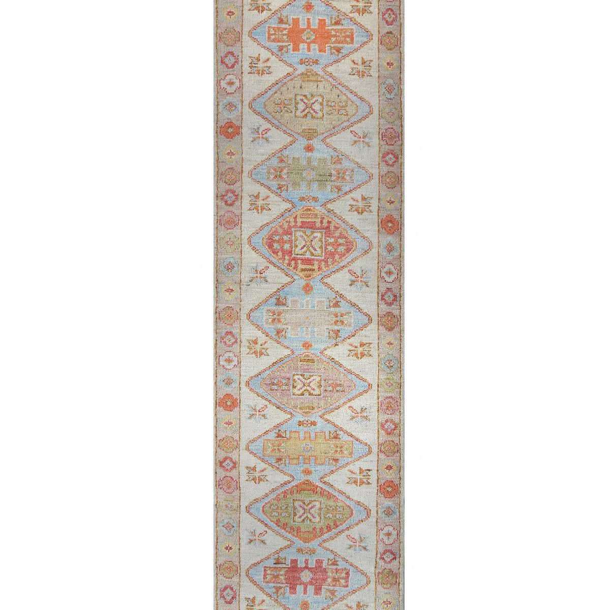 Pacific Ushak Wool Weft  Ivory Beige Transitional