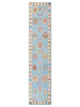 Pacific Ushak Wool Weft  White Lt.Blue Transitional
