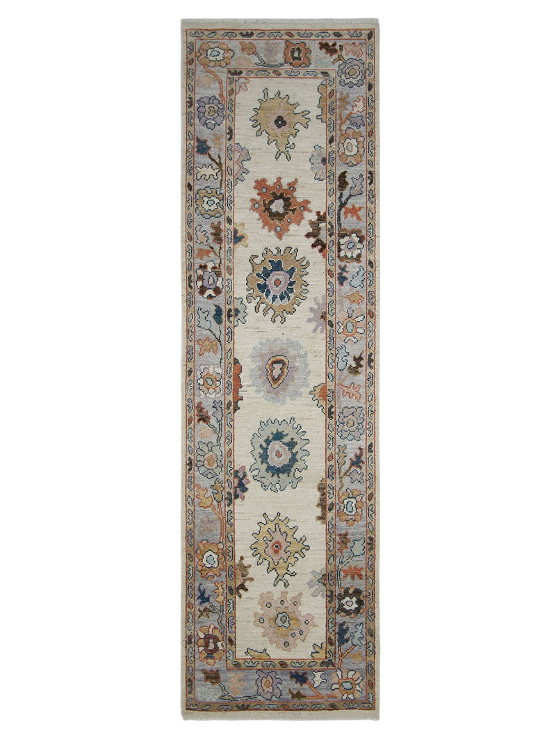 Pacific Ushak Wool Weft  Beige Lavender Transitional