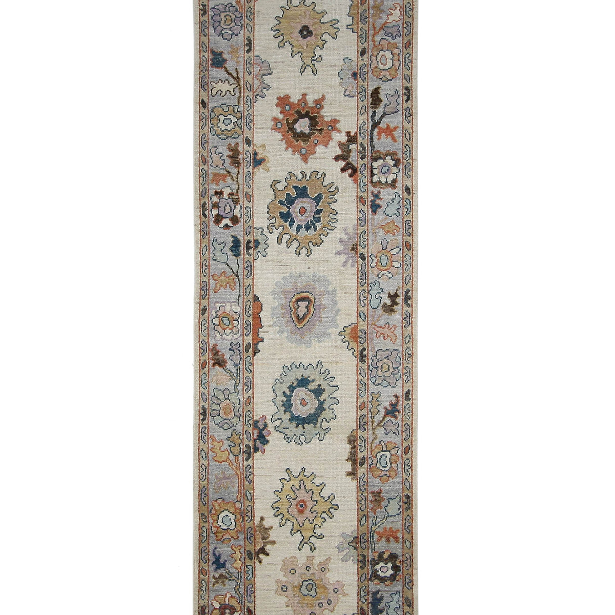 Pacific Ushak Wool Weft  Beige Lavender Transitional