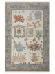 Pacific Ushak Wool Weft  Ivory Multi Transitional